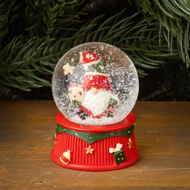 Коледно преспапие Димс-92, JH169, Джудже с подарък